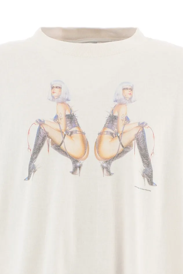Srym_Ss Tee/Ladies / Wht