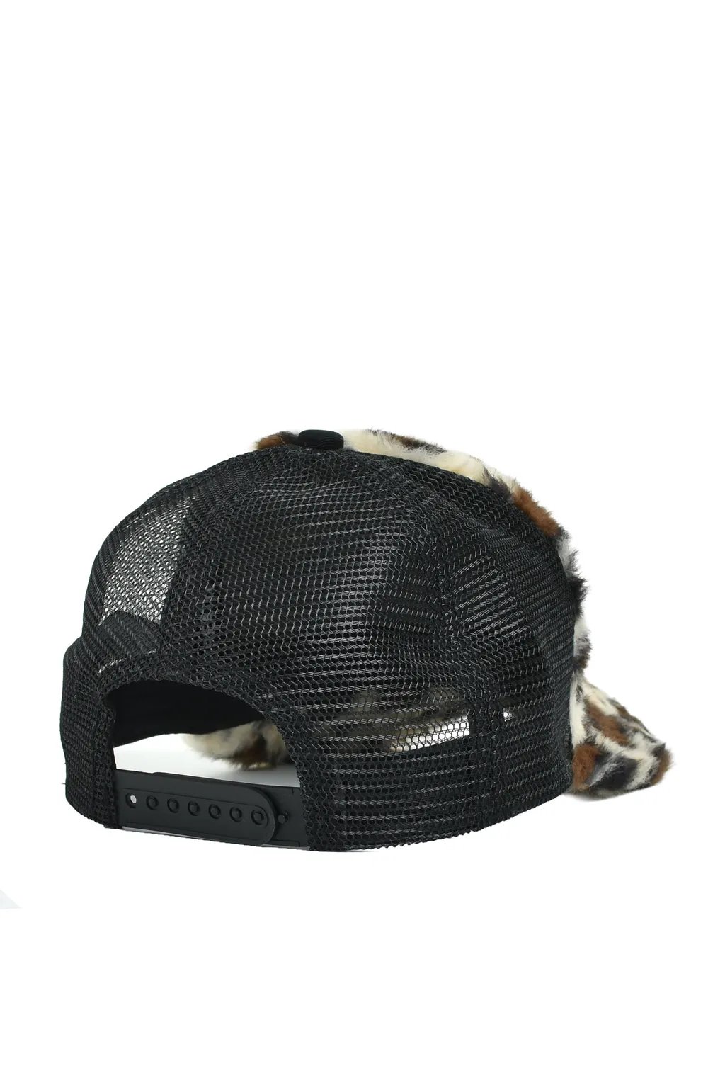 Faux Leopard Fur Cap / Brw