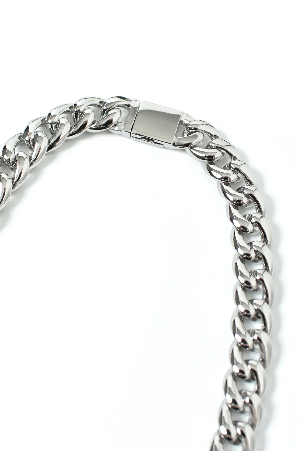 Bh Zirconia Chain ​​Necklace / Silver