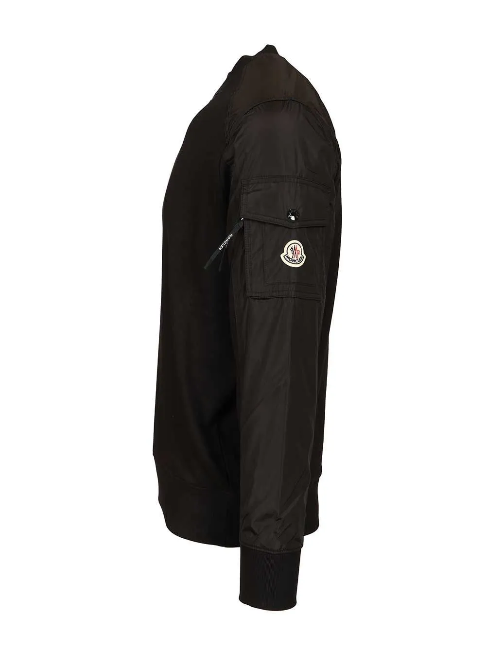 Moncler Panelled Logo Patch Sweatshirt