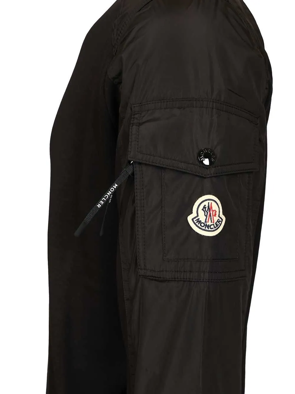 Moncler Panelled Logo Patch Sweatshirt