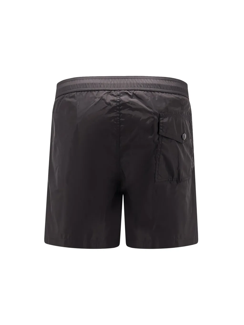 Moncler Logo Patch Drawstring Swim Trunks