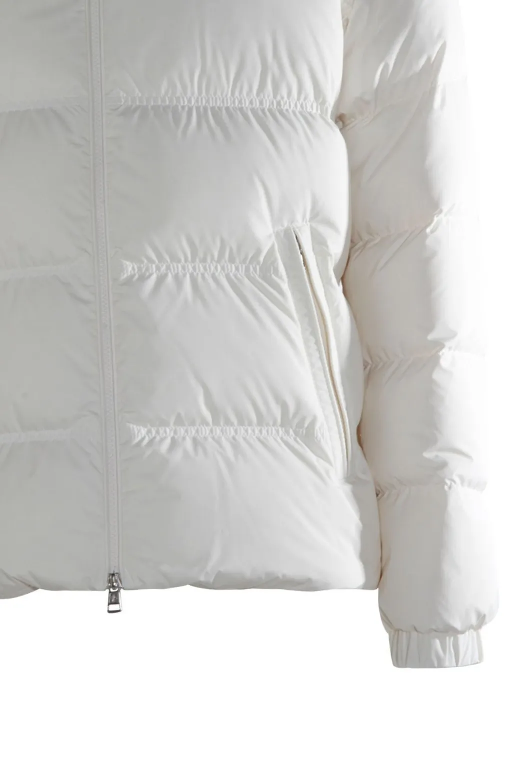 Moncler Logo Patch Zip-Up Jacket
