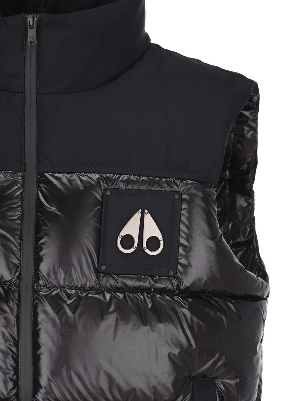 Moose Knuckles Victory Logo Plaque Padded Gilet