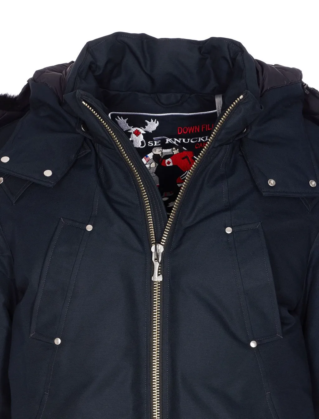 Moose Knuckles Zip-Up Bomber Jacket