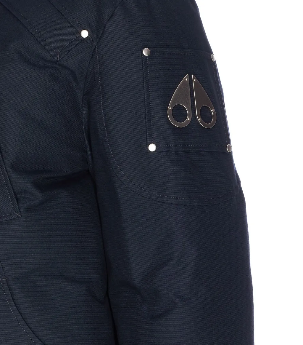 Moose Knuckles Zip-Up Bomber Jacket