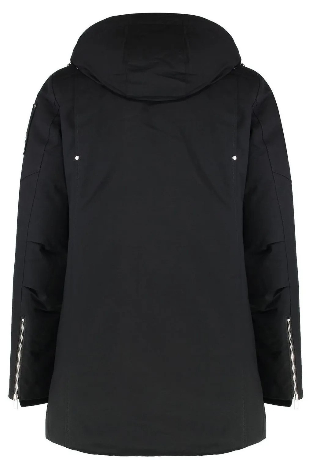 Moose Knuckles Logo-Plaque Zipped Bomber Jacket