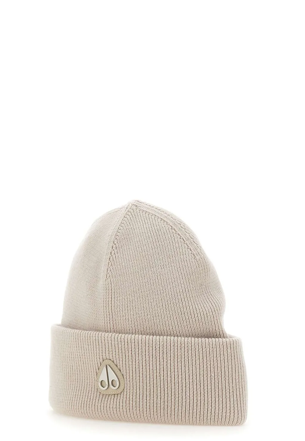 Moose Knuckles Logo Patch Knitted Beanie