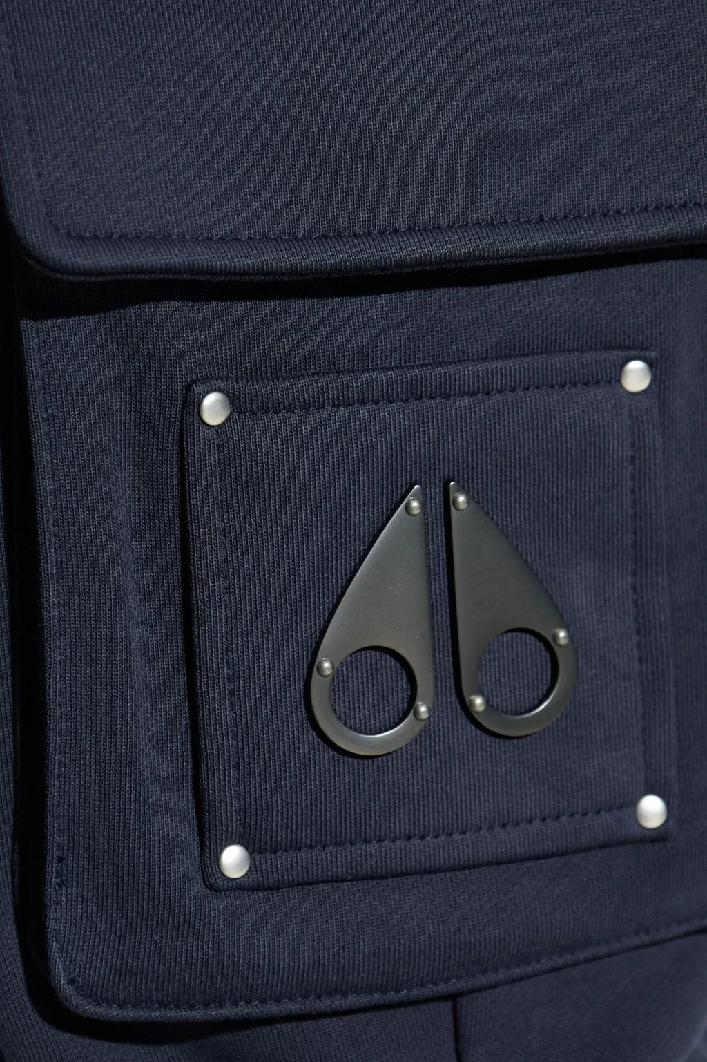 Moose Knuckles Logo Plaque Cargo Sweatpants