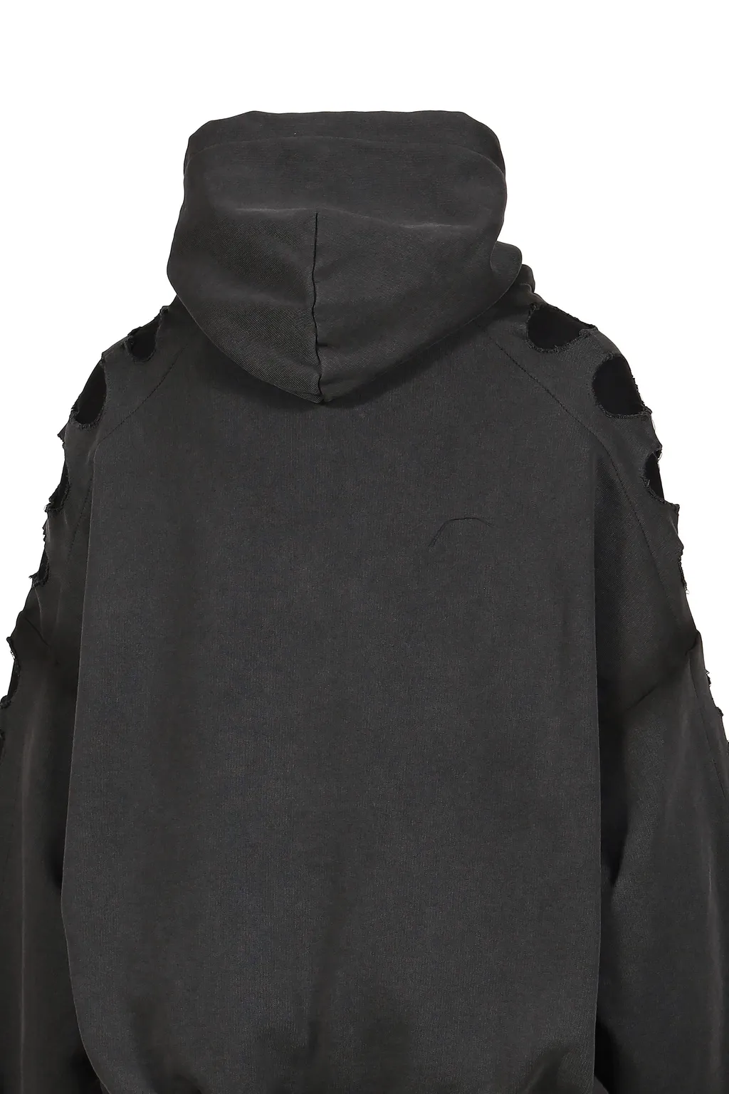 Os Shoulderless Hoodie Cut-Out Black / Blk
