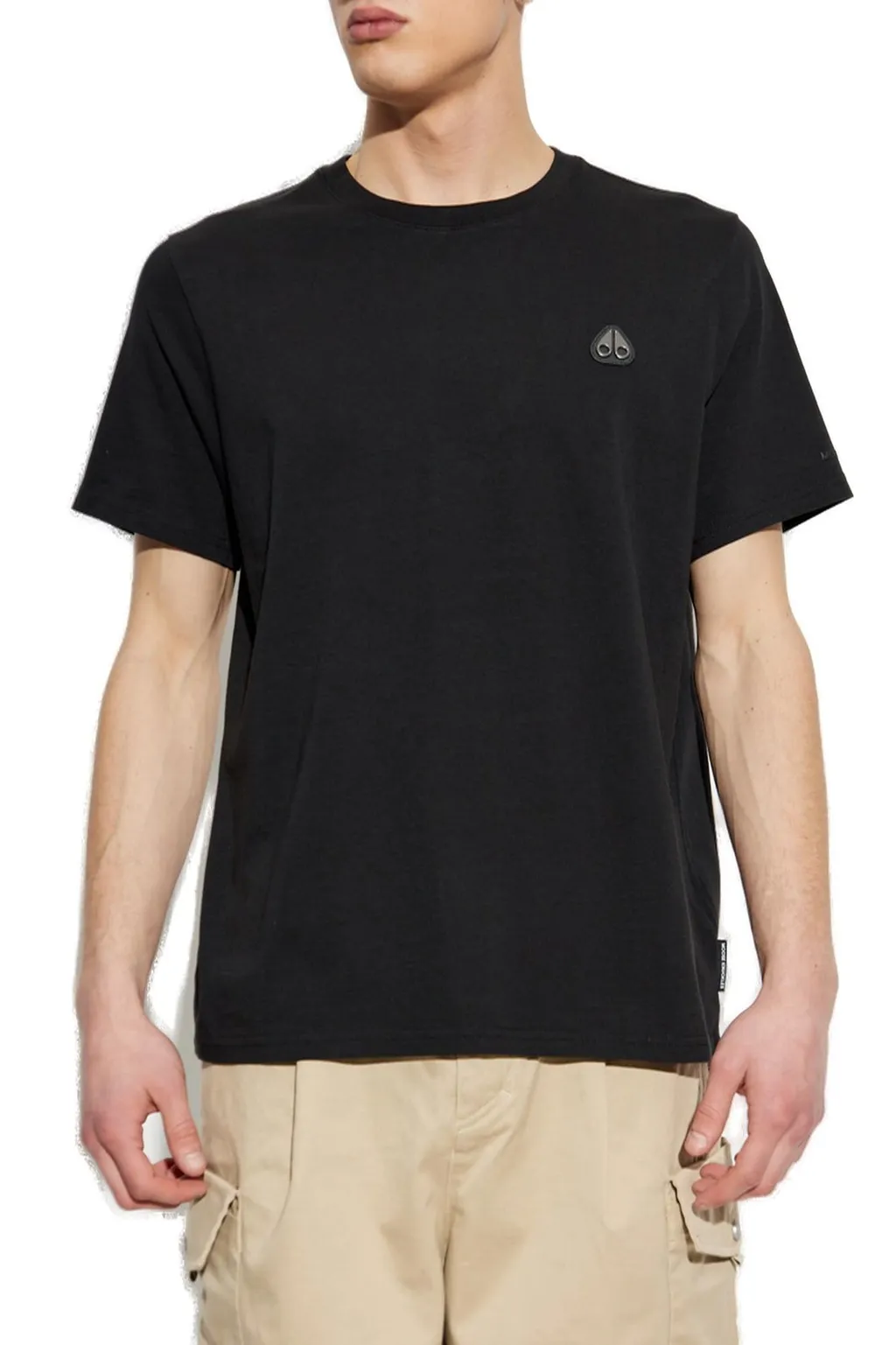 Moose Knuckles Crescent Logo Patch T-Shirt