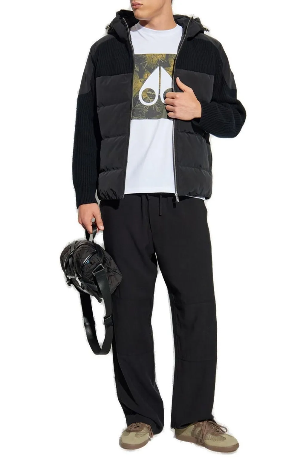 Moose Knuckles Panelled Hooded Jacket