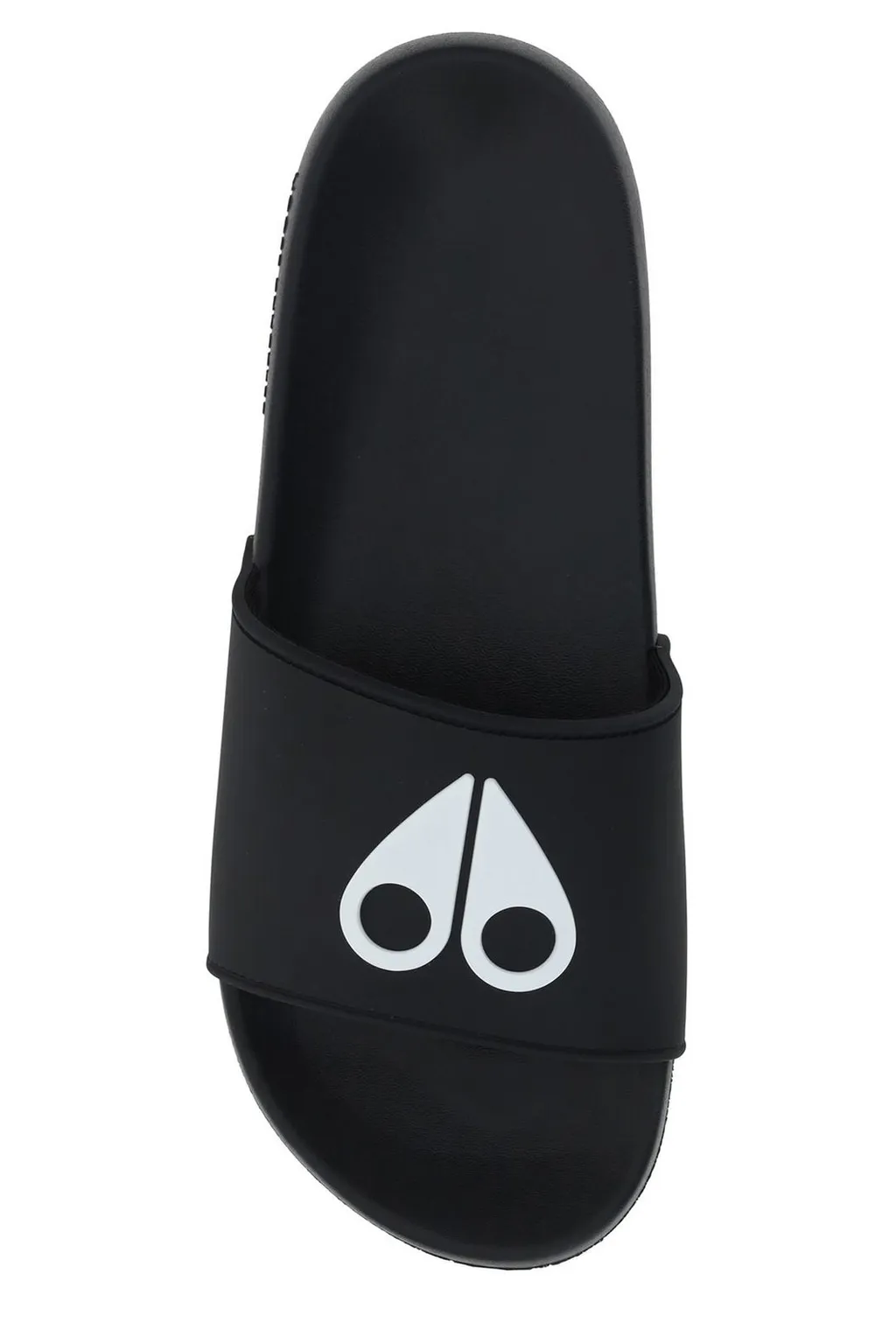 Moose Knuckles Logo Detailed Open Toe Slides