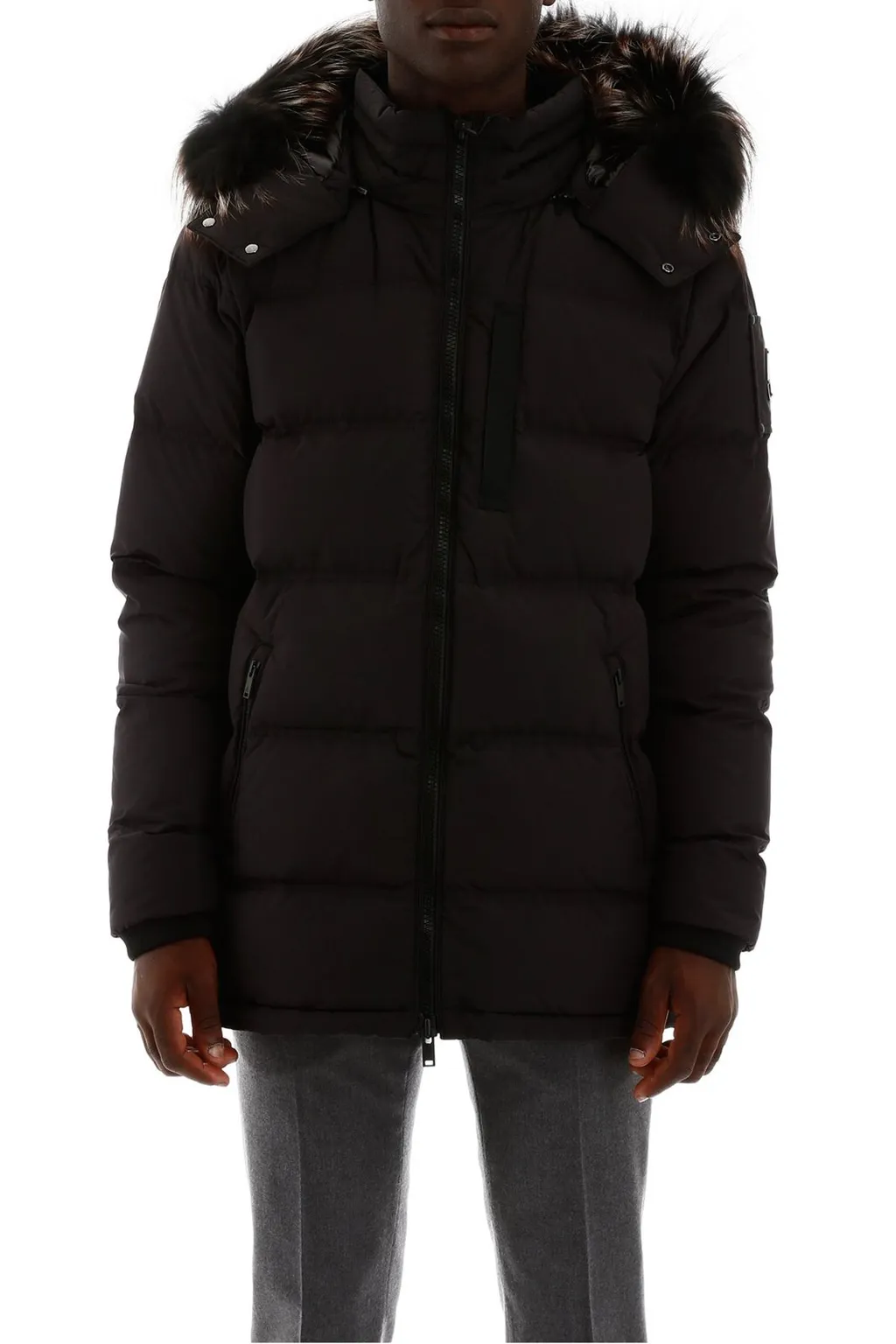 Moose Knuckles Southdale Fur Trimmed Hooded Puffer Jacket