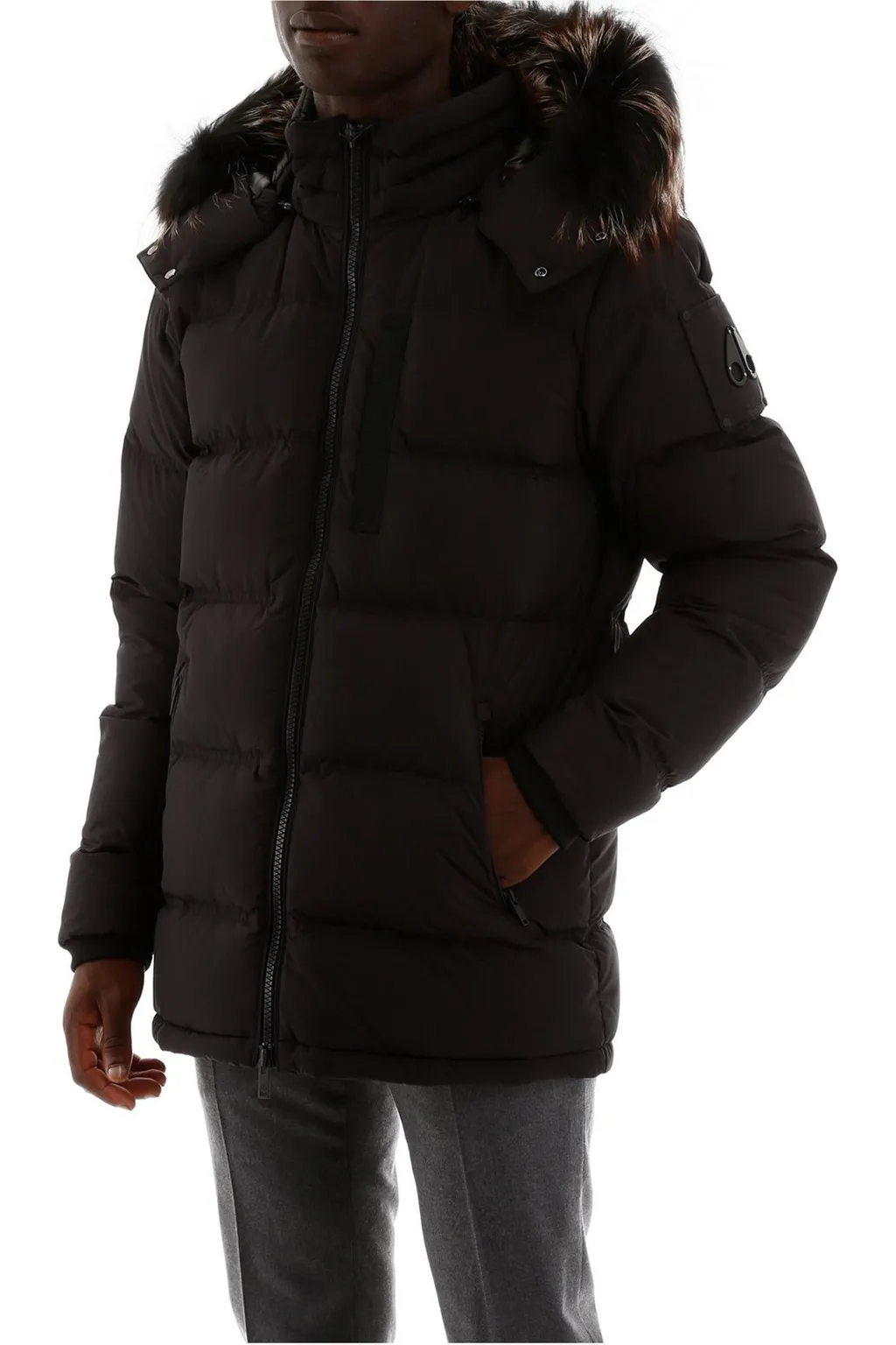 Moose Knuckles Southdale Fur Trimmed Hooded Puffer Jacket