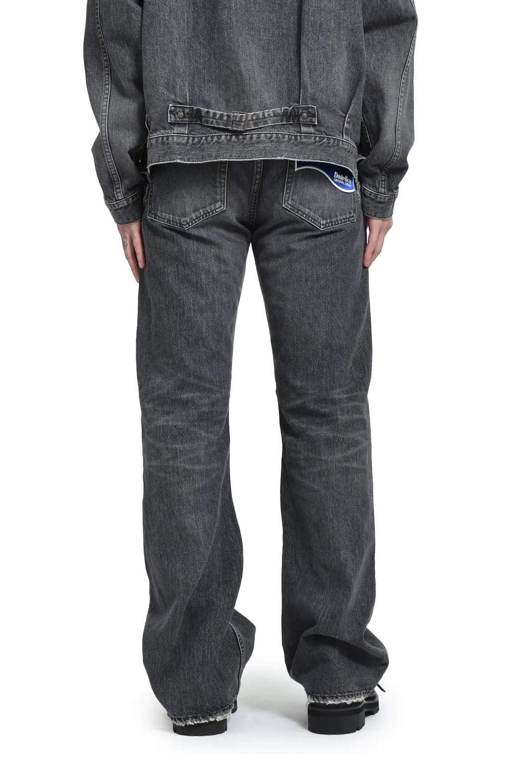 Vintage Denim Pants / Blk Flare