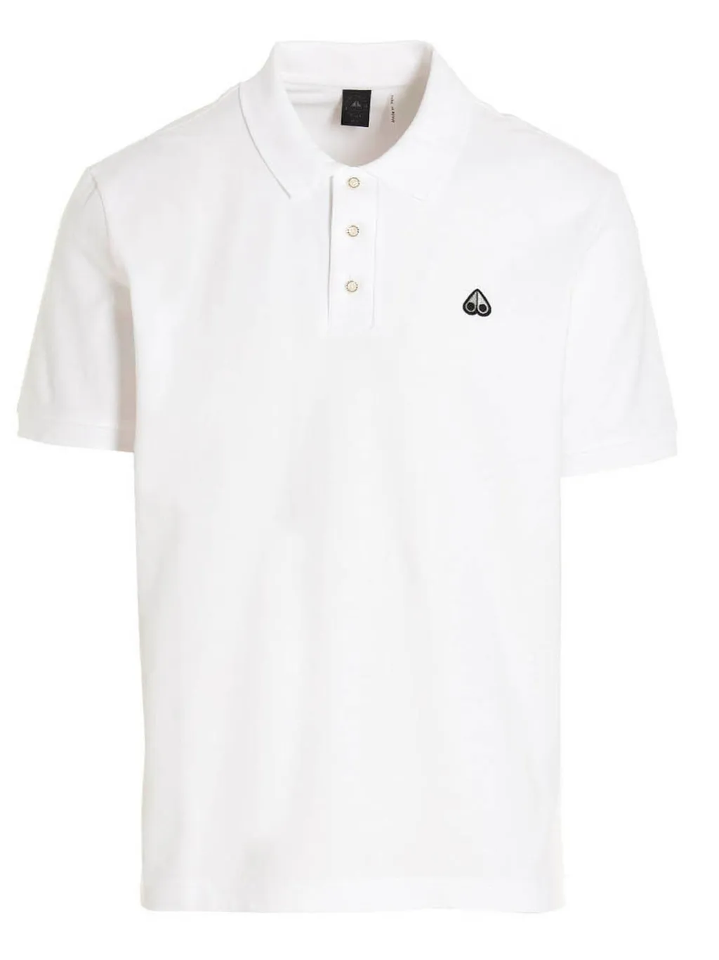 Moose Knuckles Pique Logo Embroidered Polo Shirt
