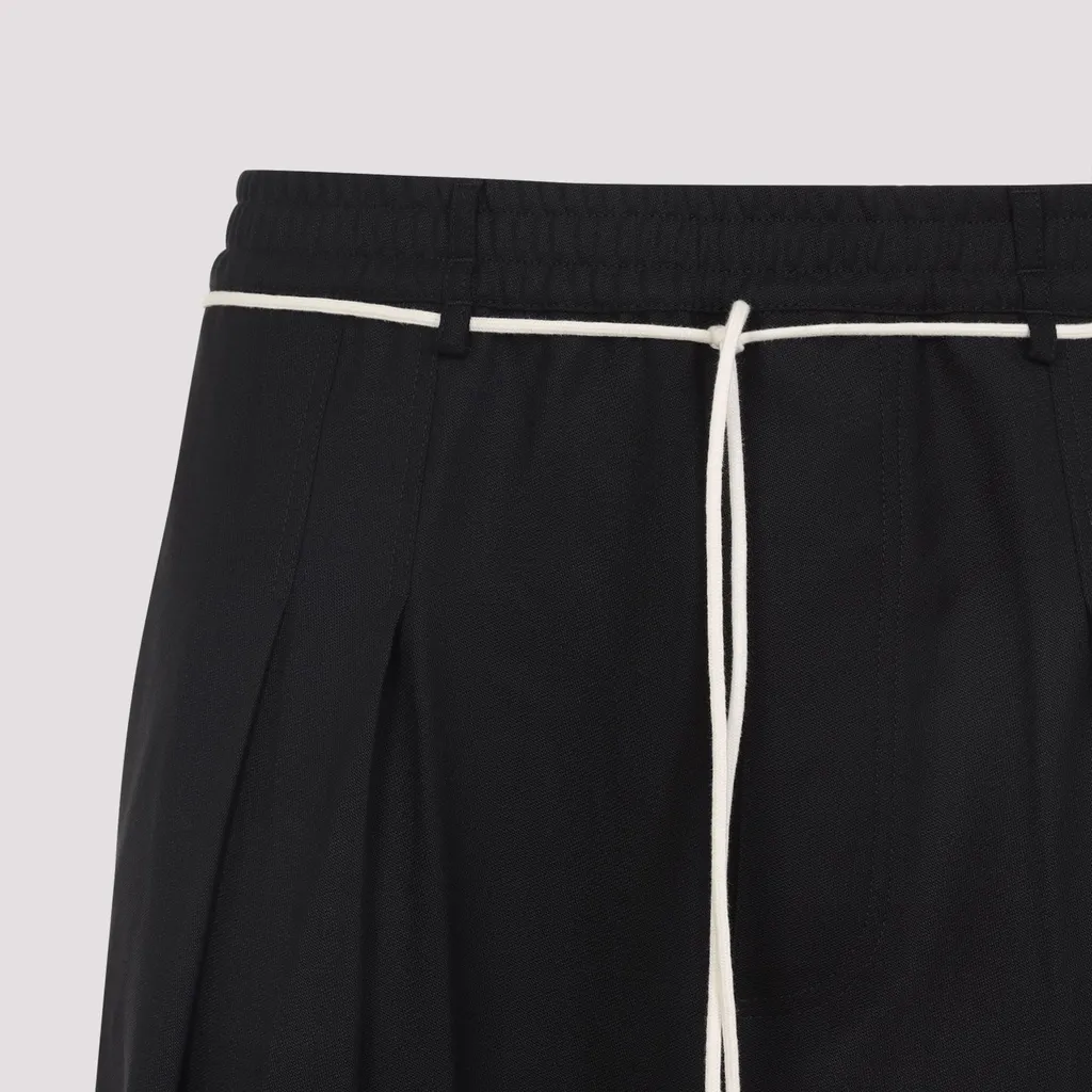 Mordecai Drawstring Wool Pants