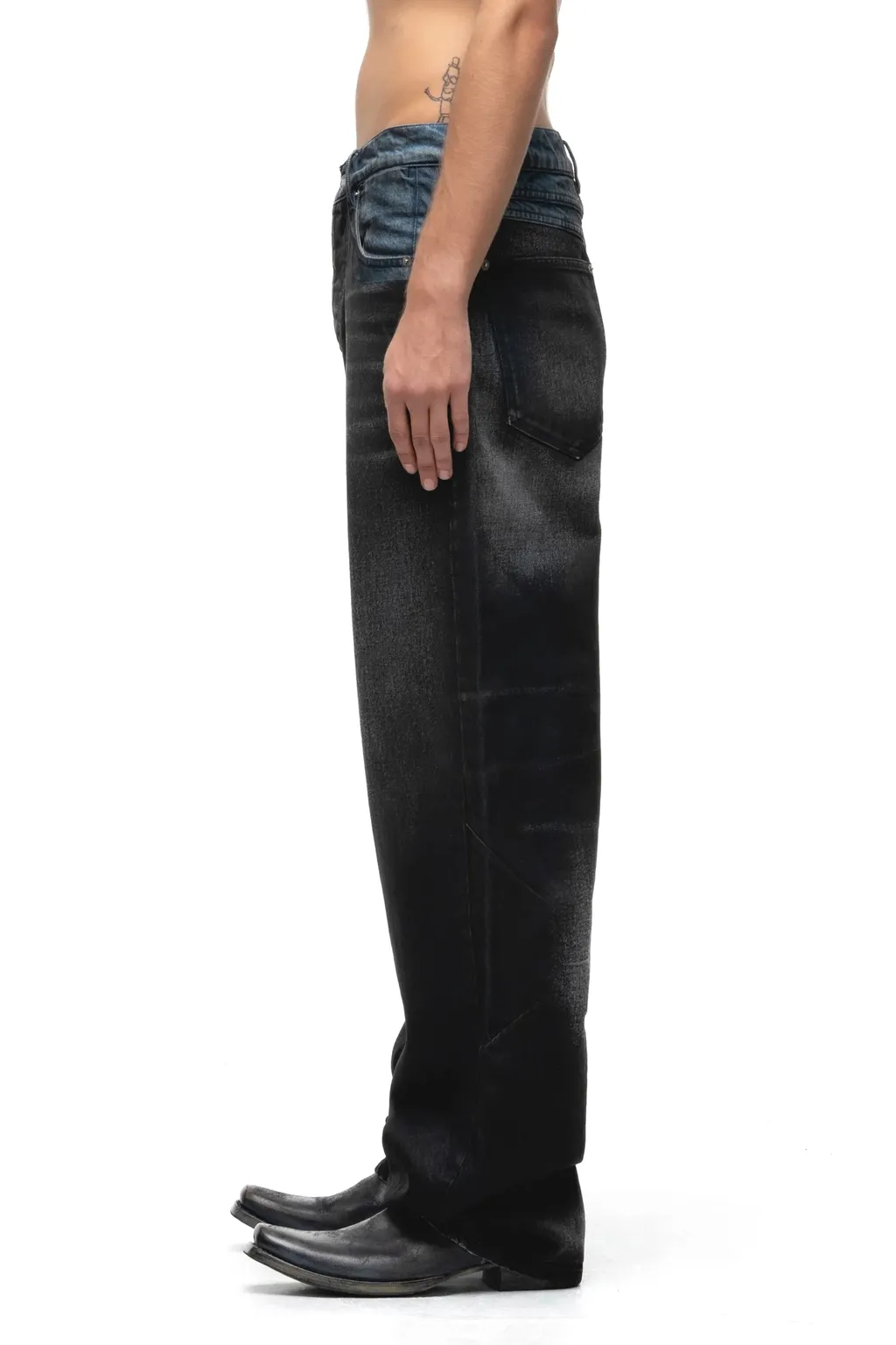 Italy Two Tone Cut / Blk