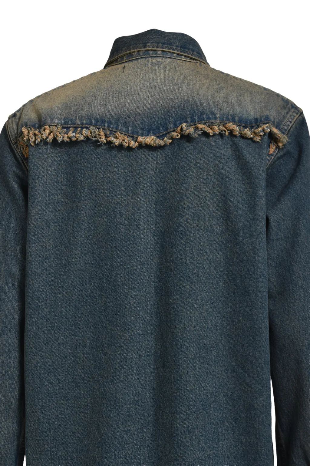 Fringe Denim Shirts / Ind