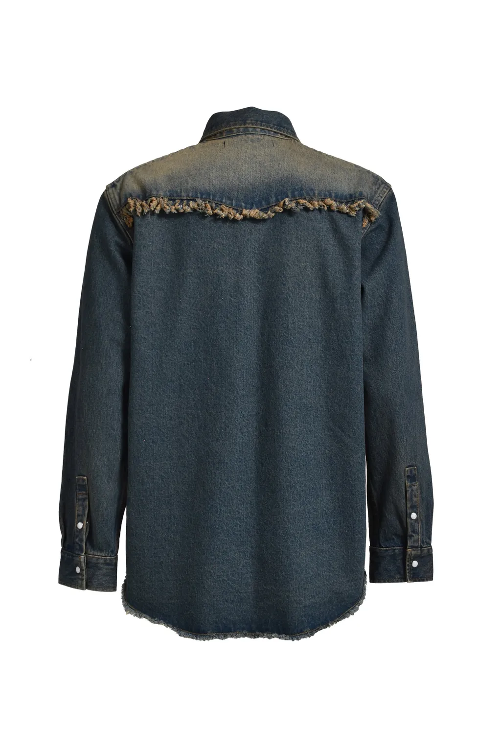 Fringe Denim Shirts / Ind