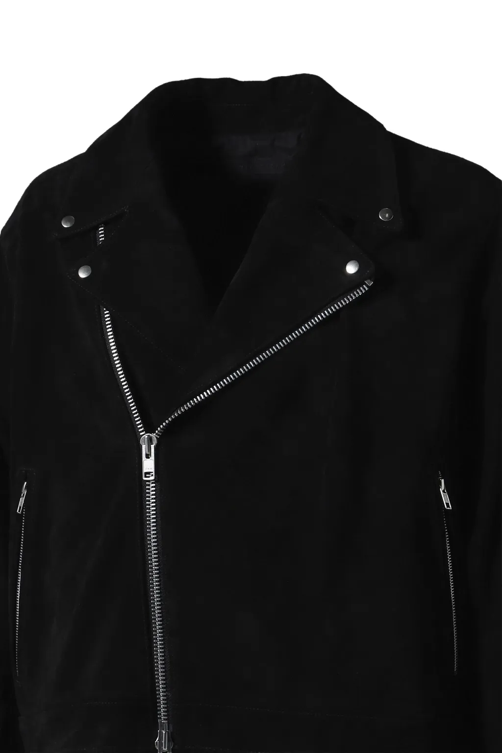 Leather Fringe Riders Jacket / Blk