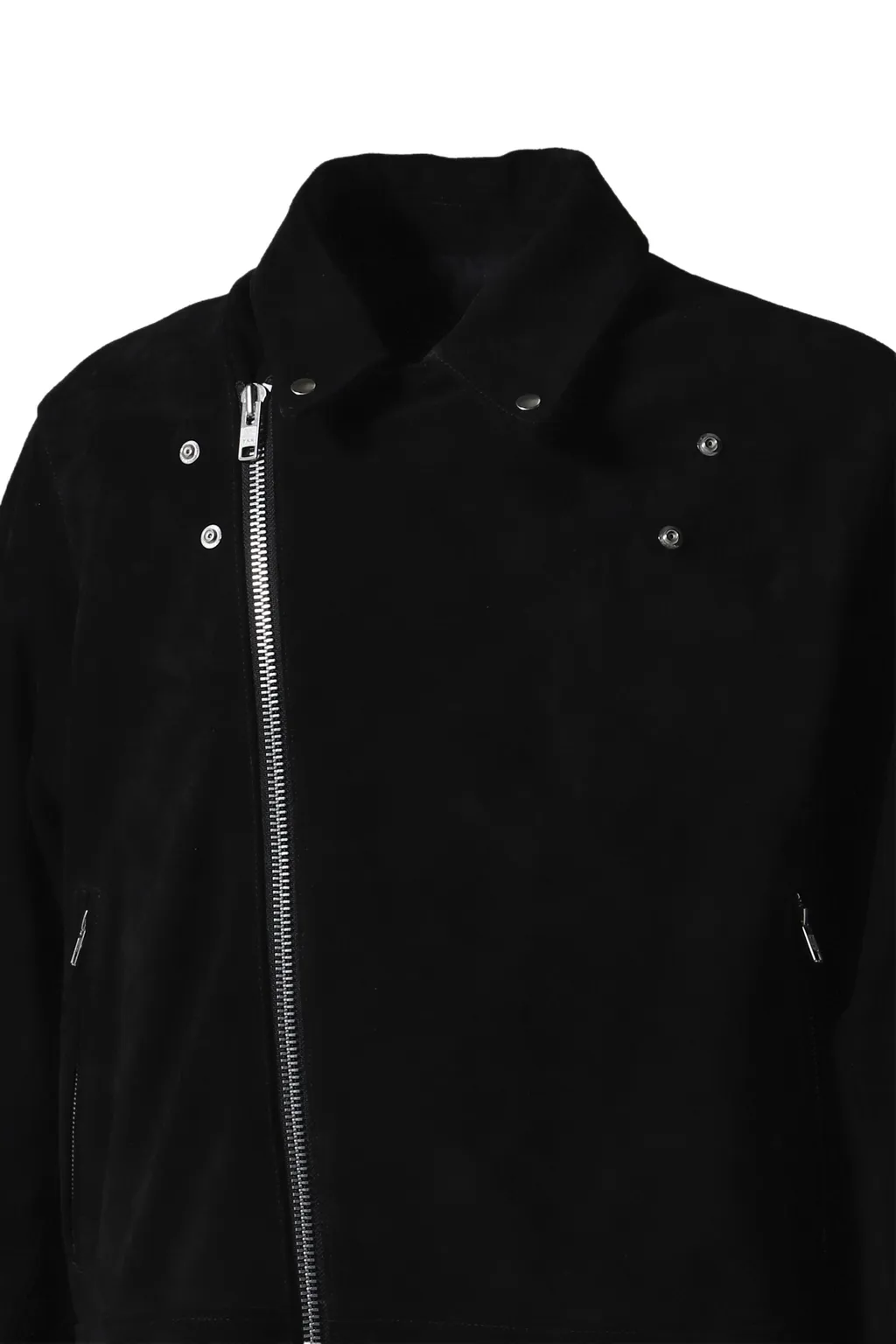 Leather Fringe Riders Jacket / Blk