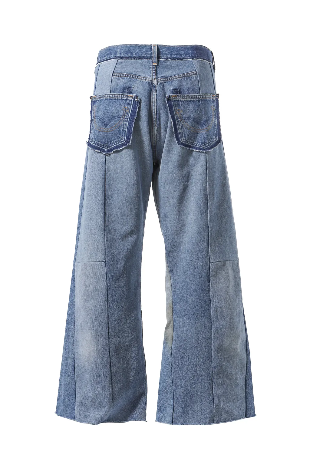 Wide Flare Denim / Blu