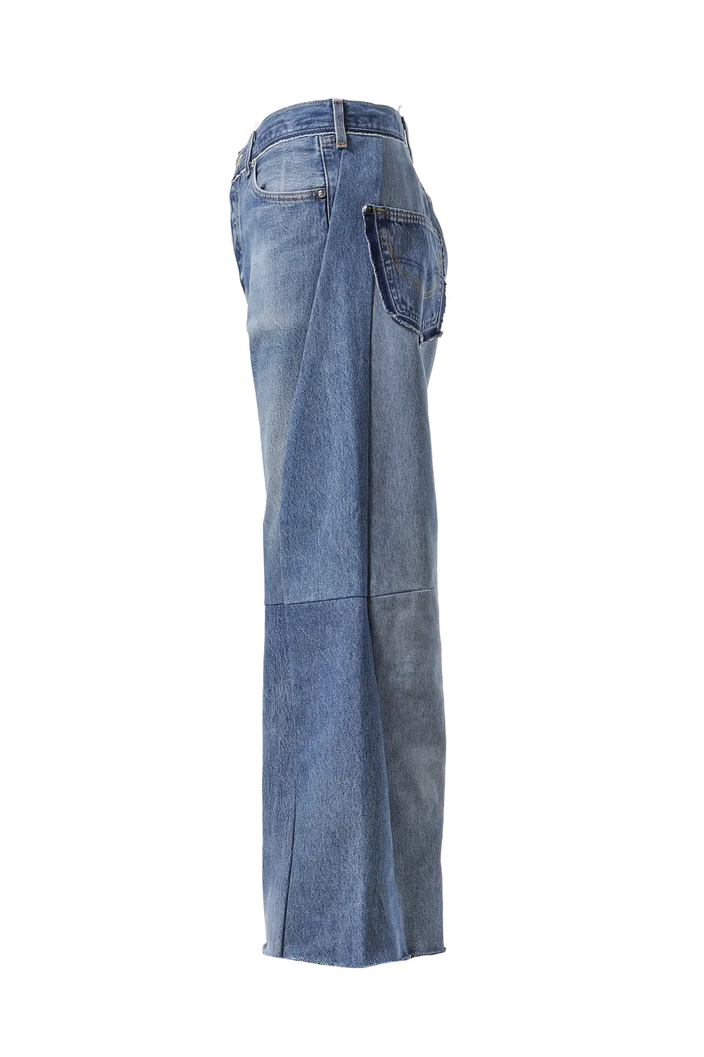 Wide Flare Denim / Blu