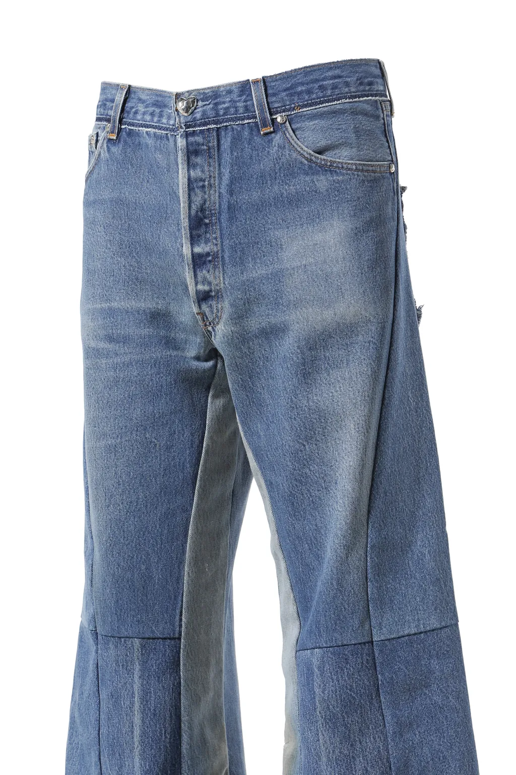 Wide Flare Denim / Blu