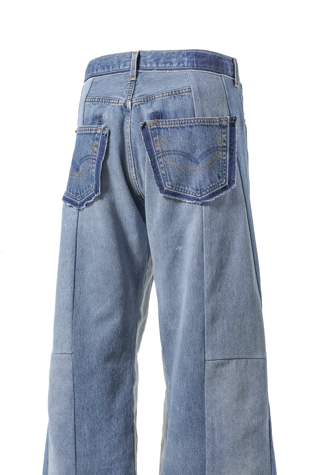 Wide Flare Denim / Blu