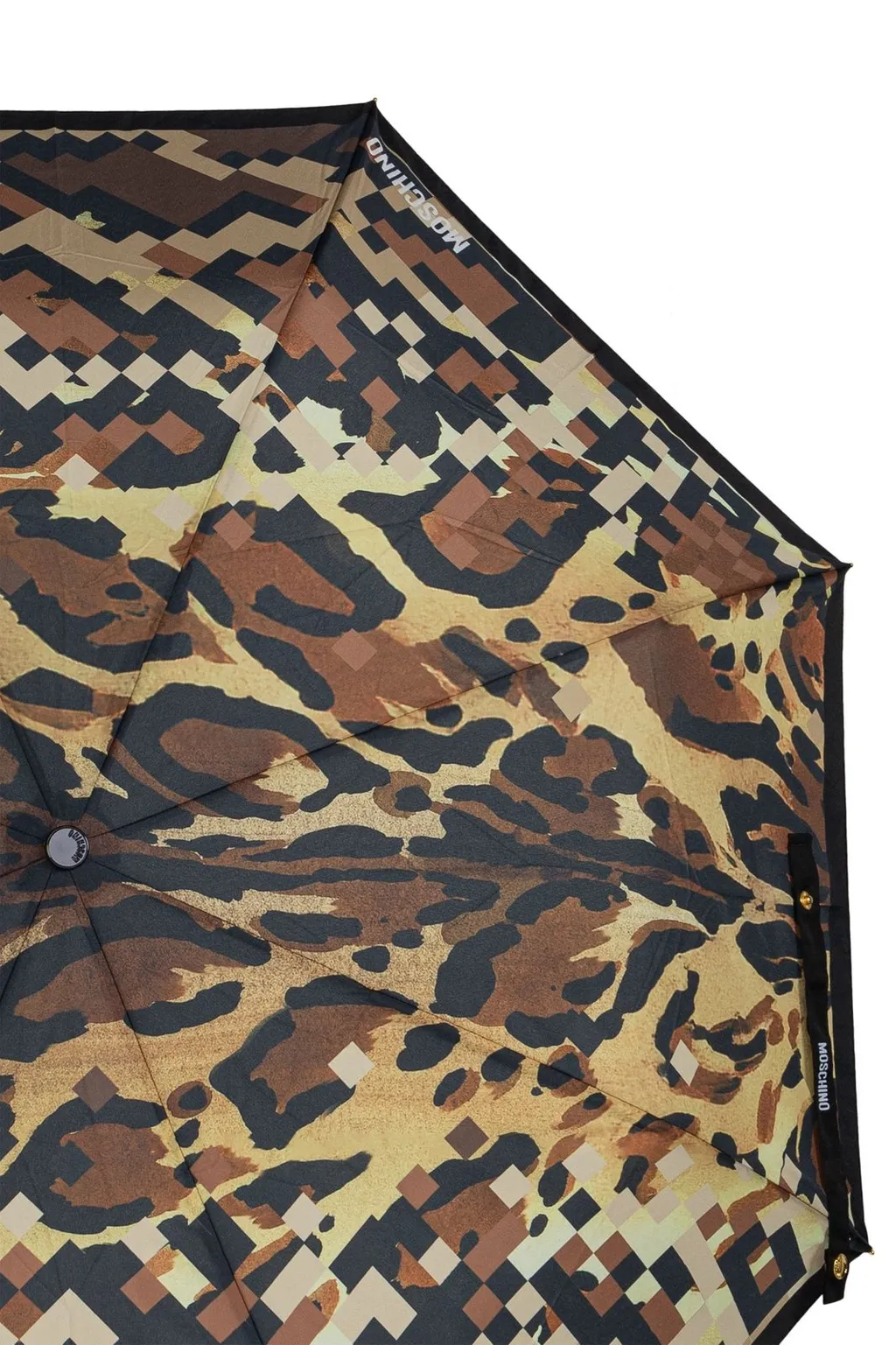 Moschino Leopard Print Umbrella