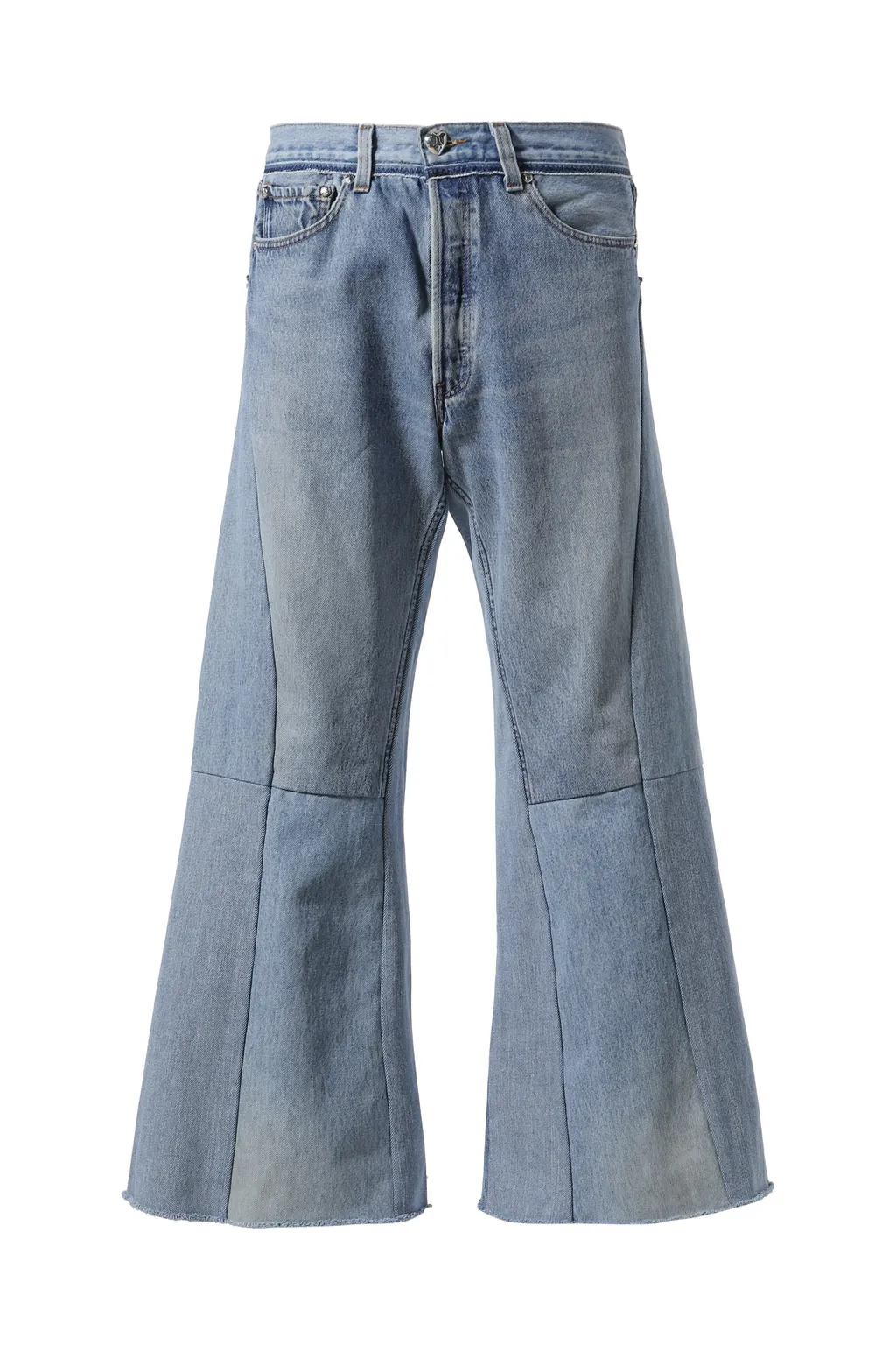 Wide Flare Denim / Blu