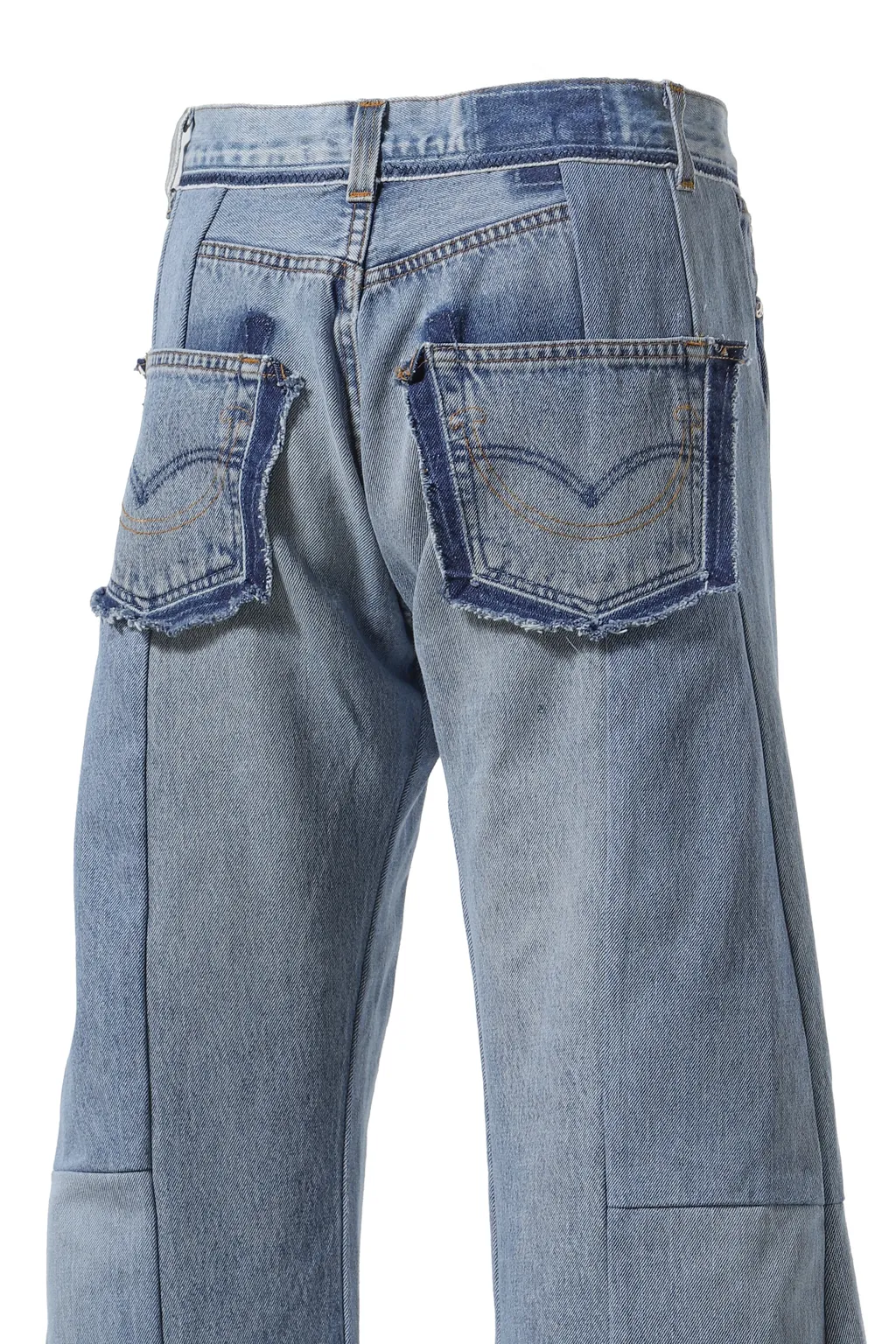 Wide Flare Denim / Blu