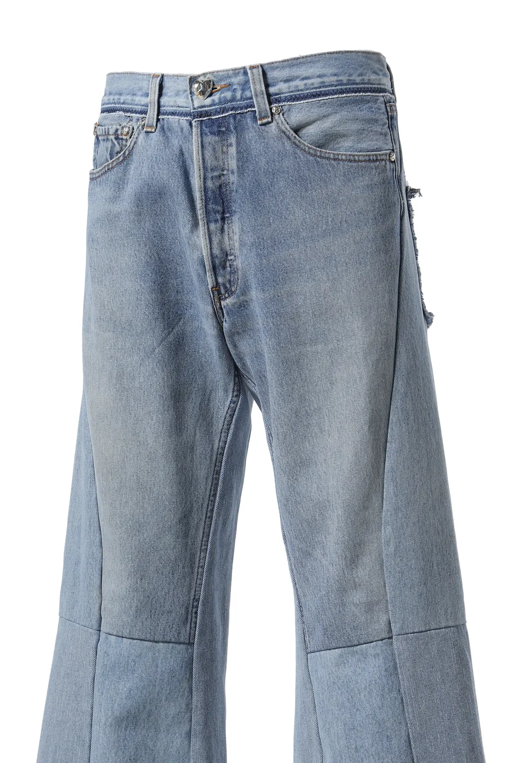 Wide Flare Denim / Blu