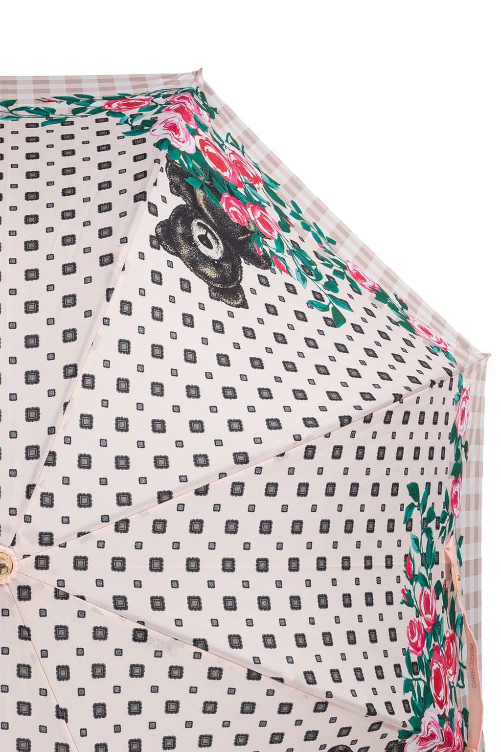 Moschino Teddy Floral Print Parasol