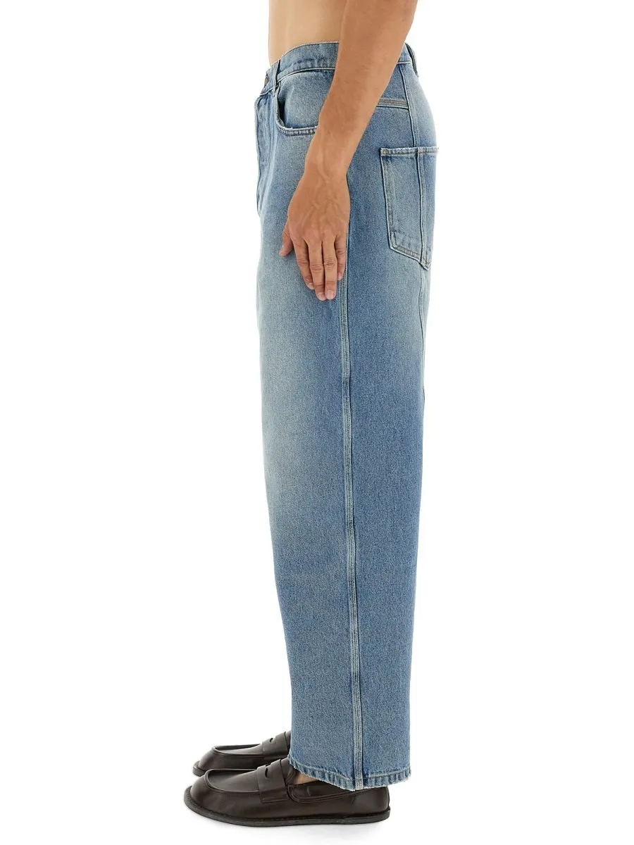 Moschino Panelled Distressed Jeans