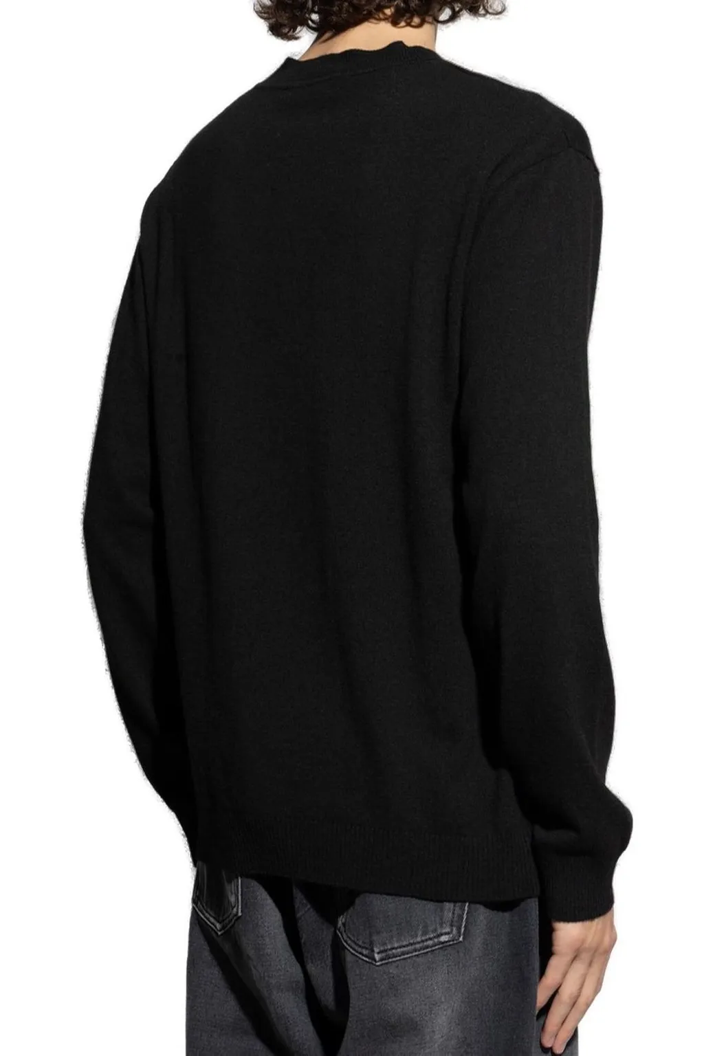 Moschino Logo Printed Crewneck Jumper