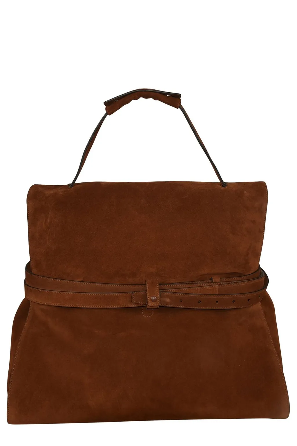 Moschino Belted Medium Top Handle Bag