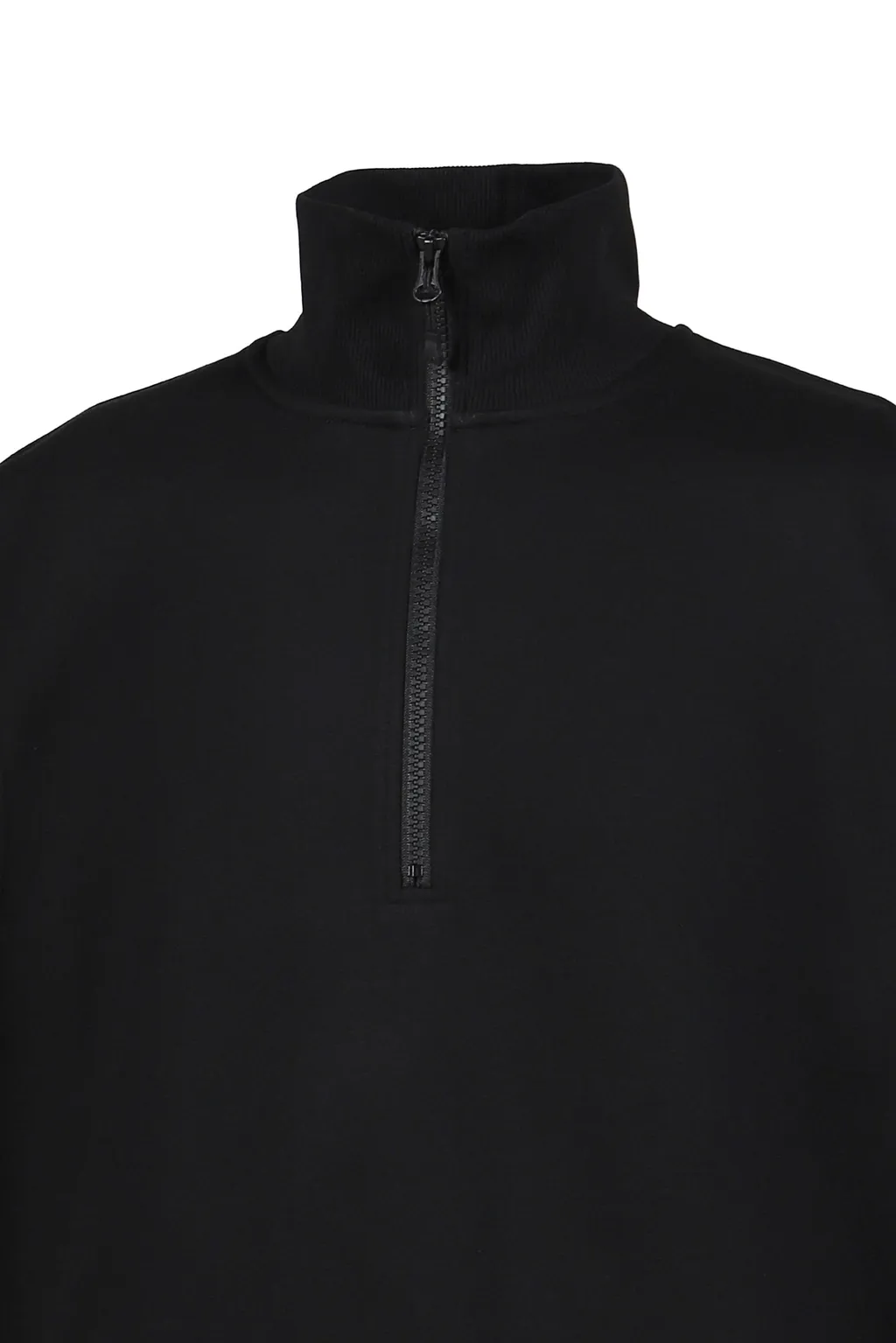 Tech Sweat Zip Vest Pullover / Blk