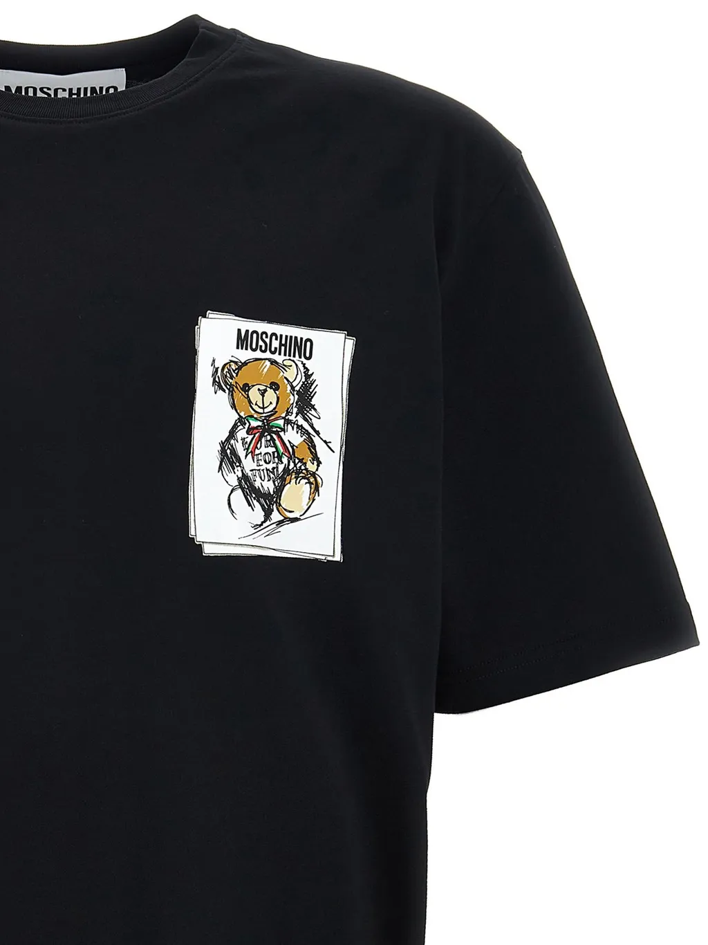 Moschino Teddy Printed Crewneck T-Shirt