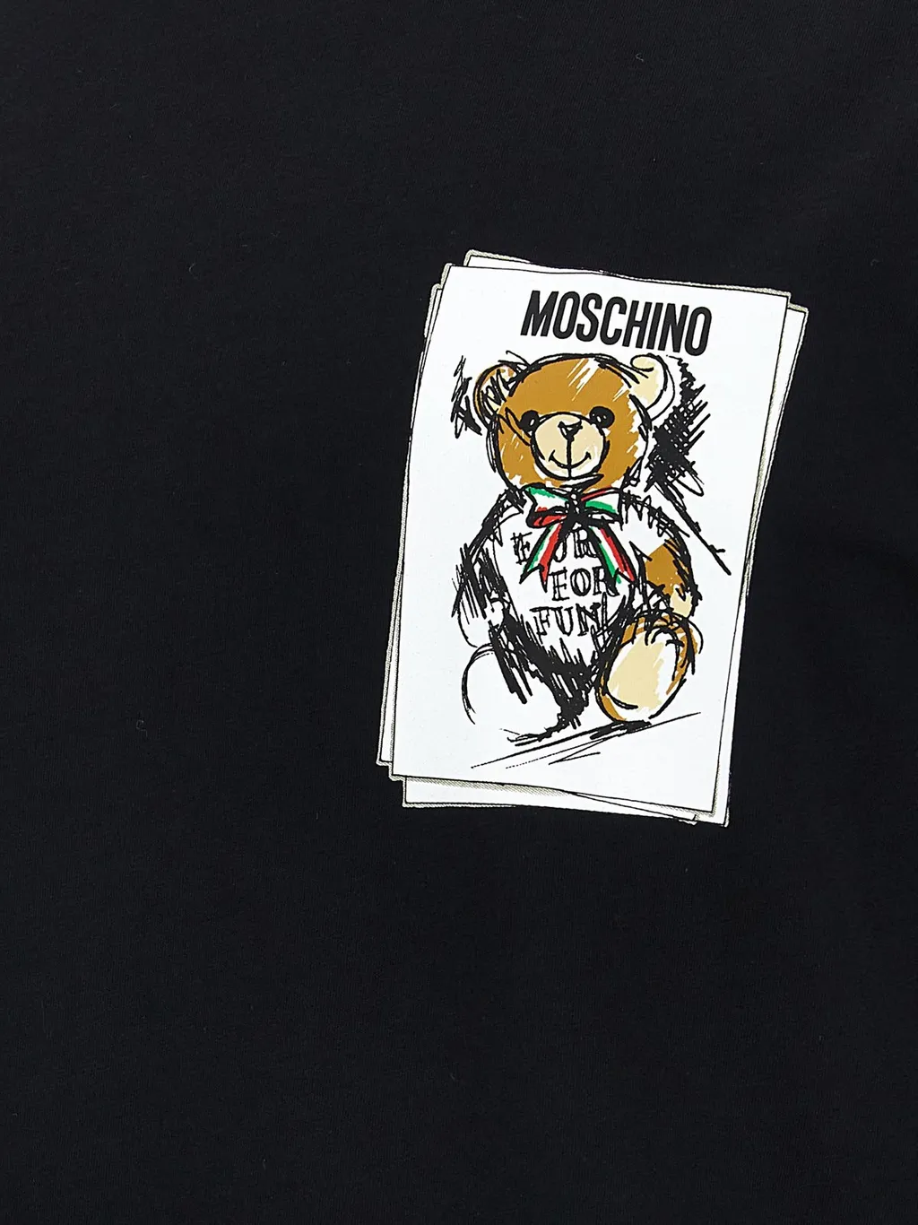 Moschino Teddy Printed Crewneck T-Shirt