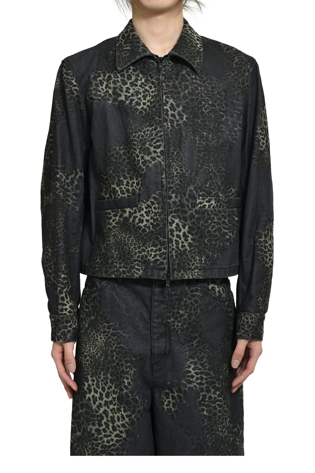 Zip Blouson / Leopard