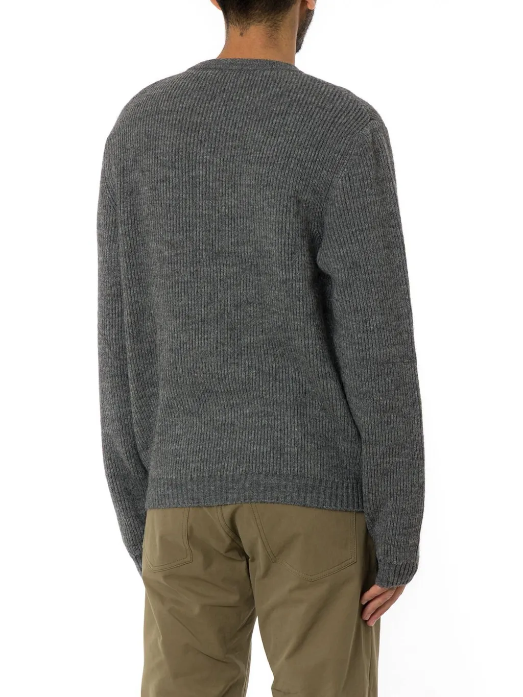 Moschino Logo Plaque Crewneck Jumper