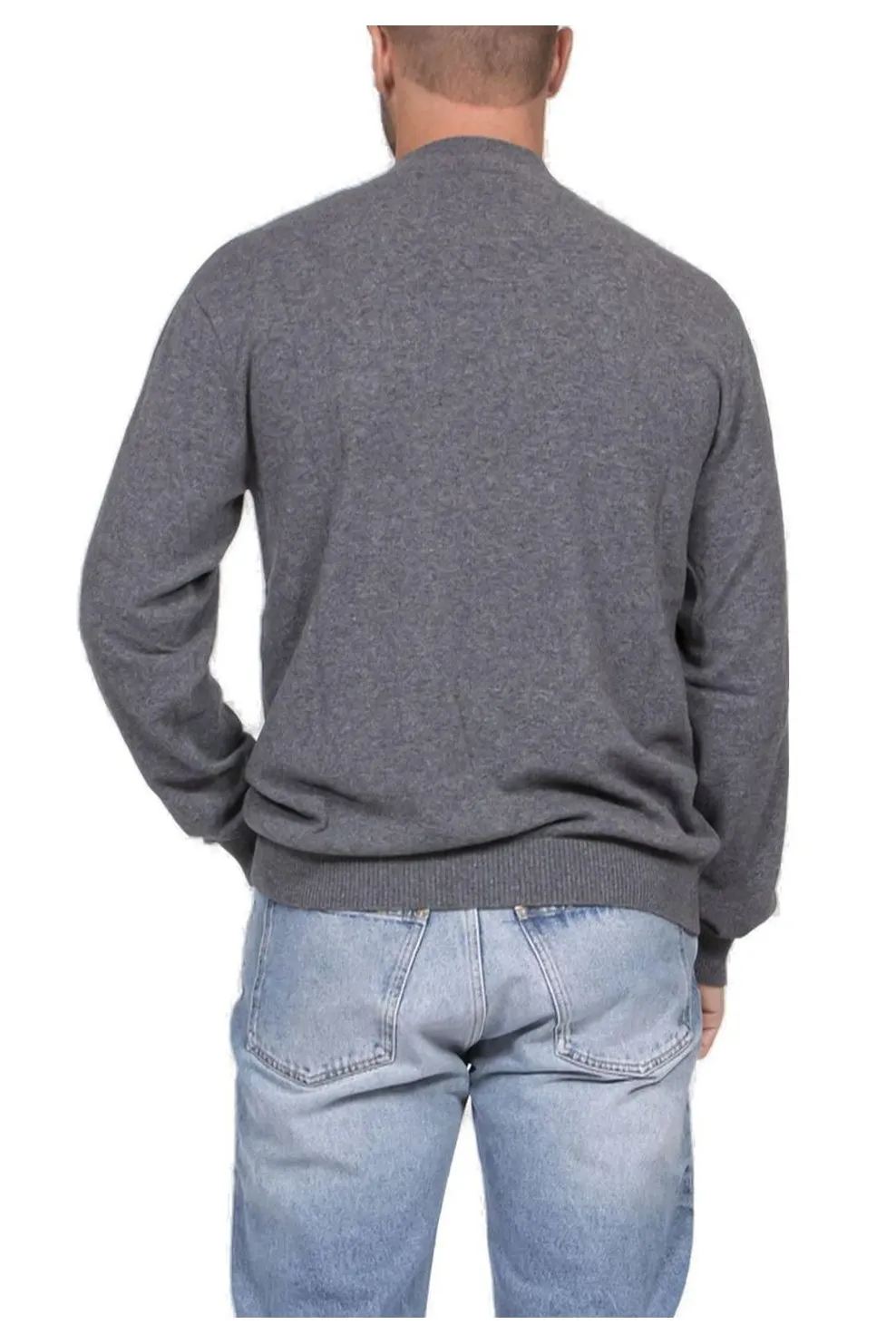 Moschino Logo Intarsia Crewneck Jumper