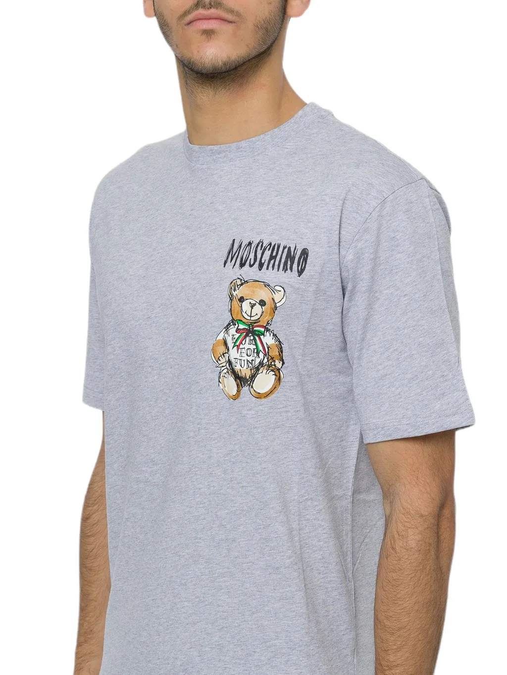 Moschino Logo Printed Crewneck T-Shirt