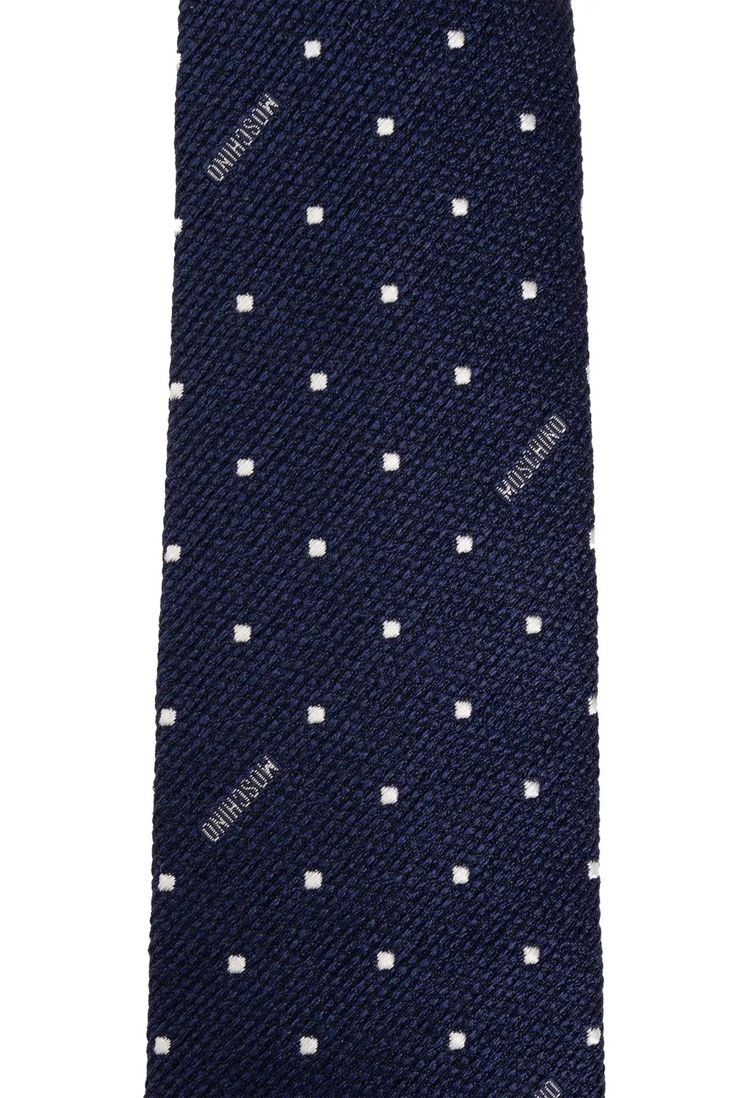Moschino Polka Dot Detailed Pointed Tip Tie