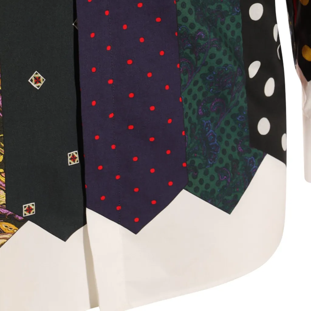 Moschino All-Over Tie Printed Long-Sleeved Shirt