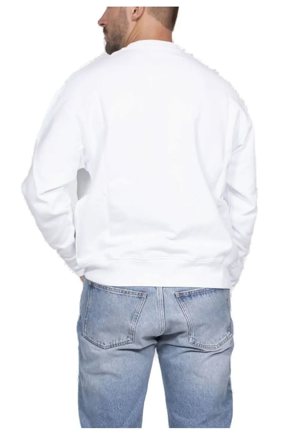 Moschino Logo Printed Crewneck Sweatshirt