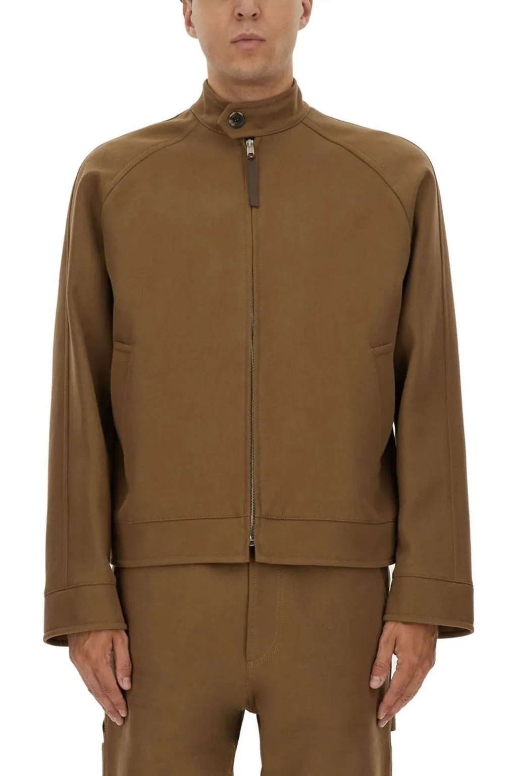 Moschino High-Necl Zipped Bomber Jacket